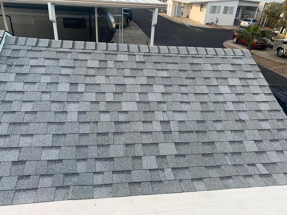 Work on a steep sloped roof