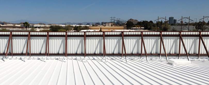 Commercial building roof maintenance